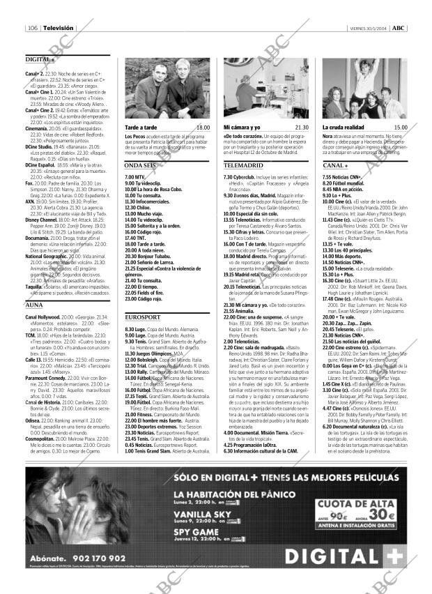 ABC MADRID 30-01-2004 página 106
