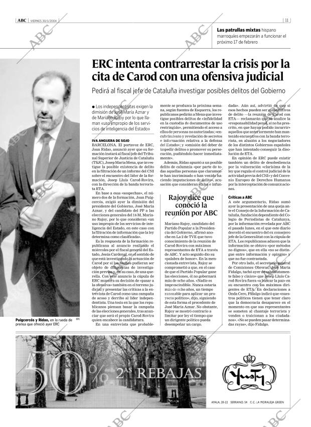 ABC MADRID 30-01-2004 página 11