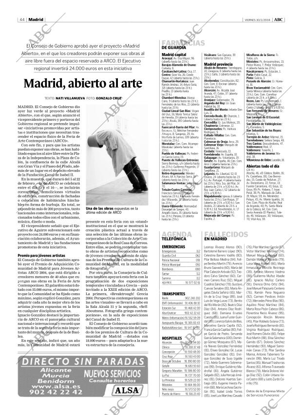 ABC MADRID 30-01-2004 página 44