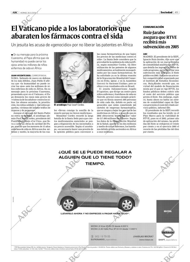 ABC MADRID 30-01-2004 página 49