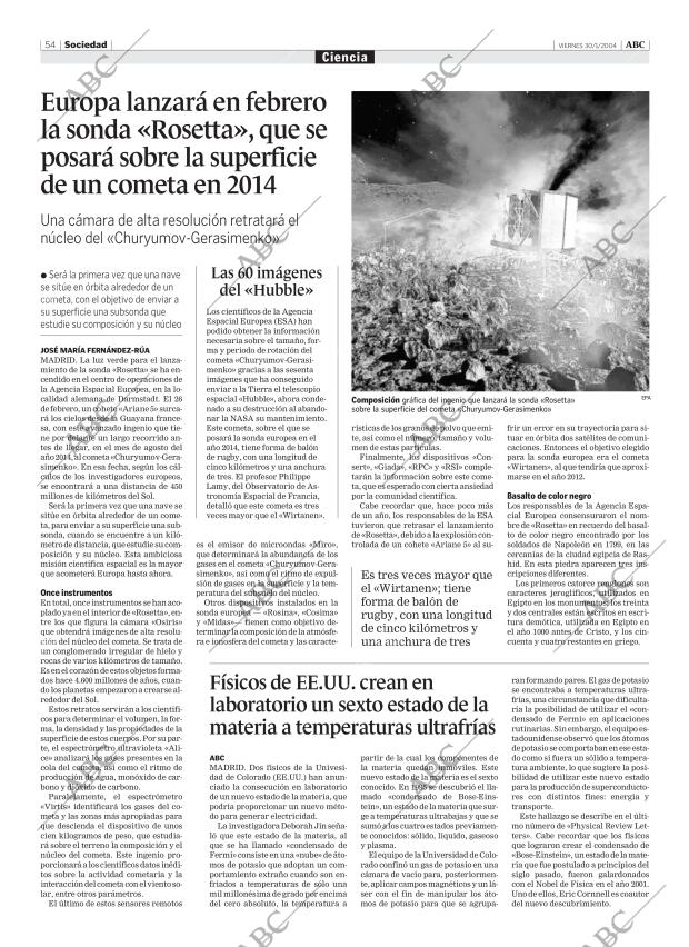ABC MADRID 30-01-2004 página 54