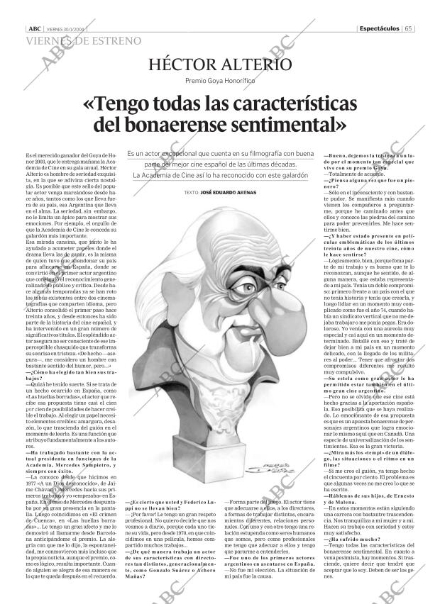 ABC MADRID 30-01-2004 página 65