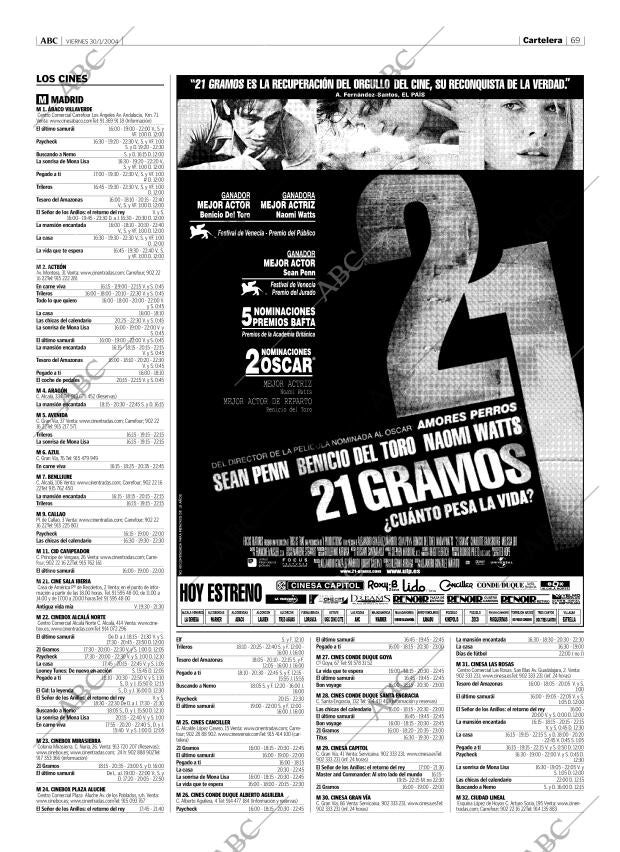 ABC MADRID 30-01-2004 página 69