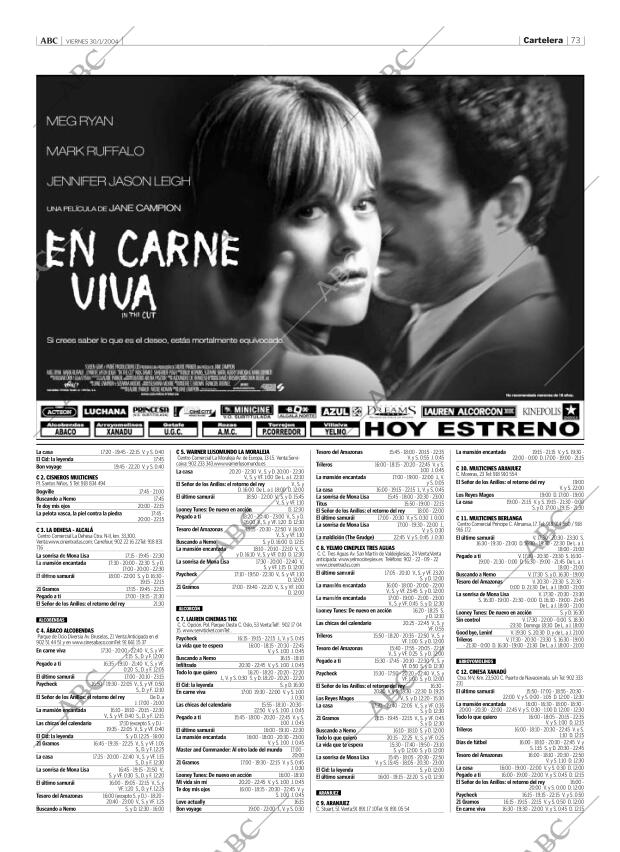 ABC MADRID 30-01-2004 página 73