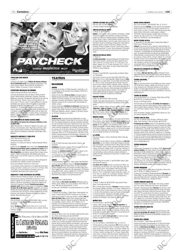 ABC MADRID 30-01-2004 página 76