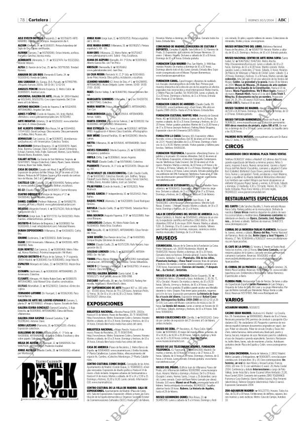 ABC MADRID 30-01-2004 página 78