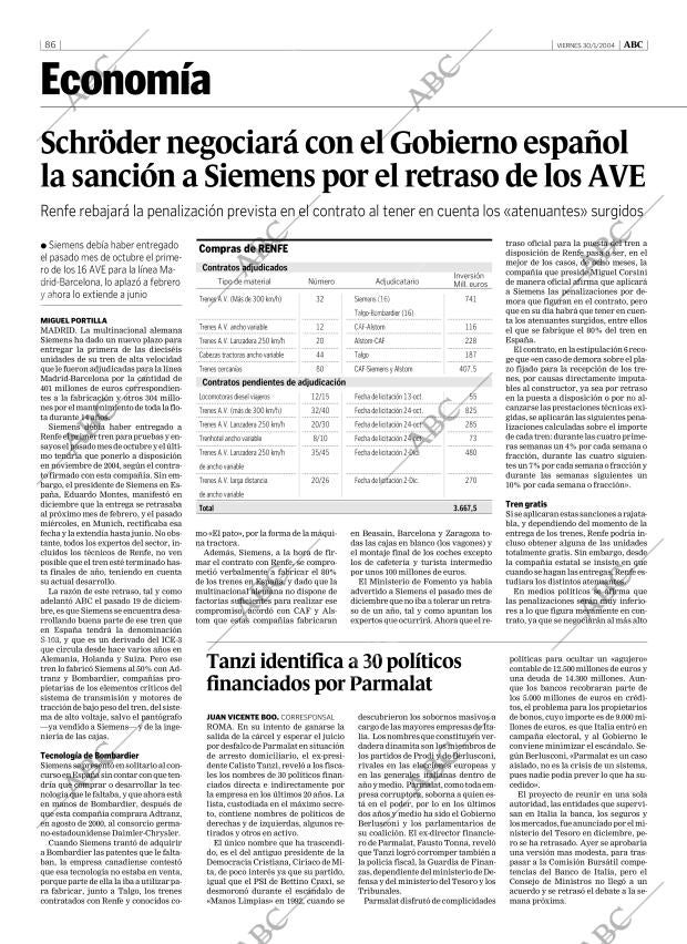 ABC MADRID 30-01-2004 página 86