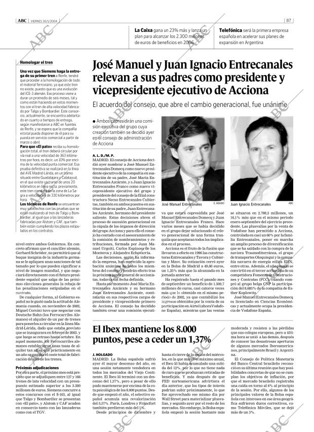 ABC MADRID 30-01-2004 página 87
