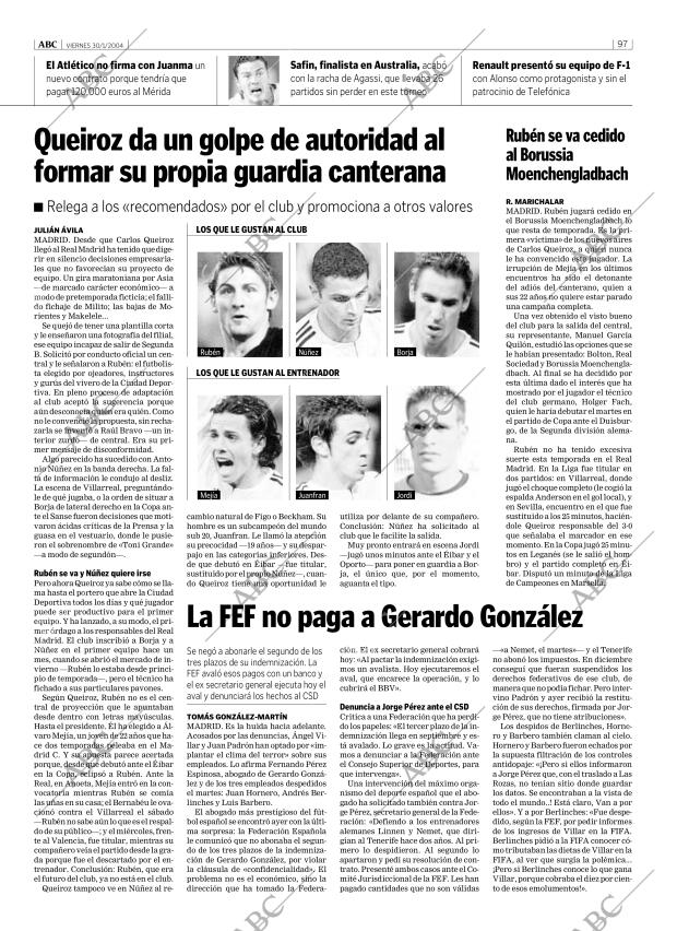 ABC MADRID 30-01-2004 página 97