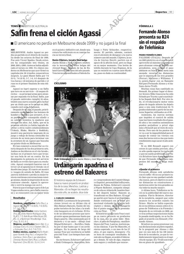 ABC MADRID 30-01-2004 página 99