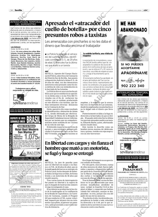 ABC SEVILLA 30-01-2004 página 34