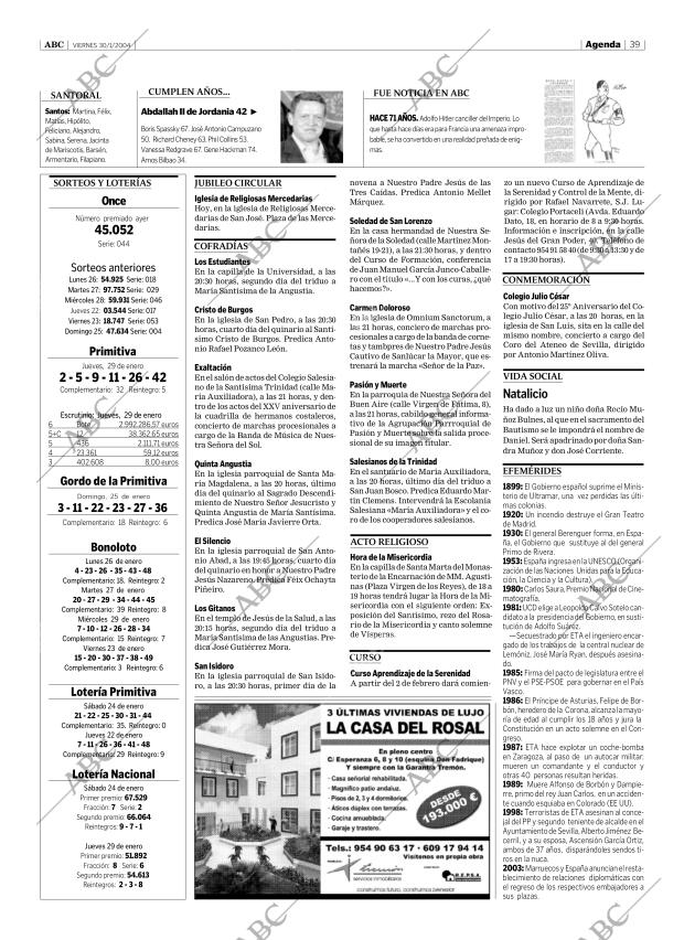 ABC SEVILLA 30-01-2004 página 39