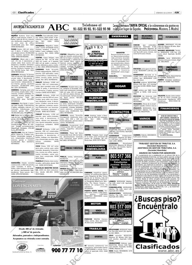 ABC CORDOBA 31-01-2004 página 68