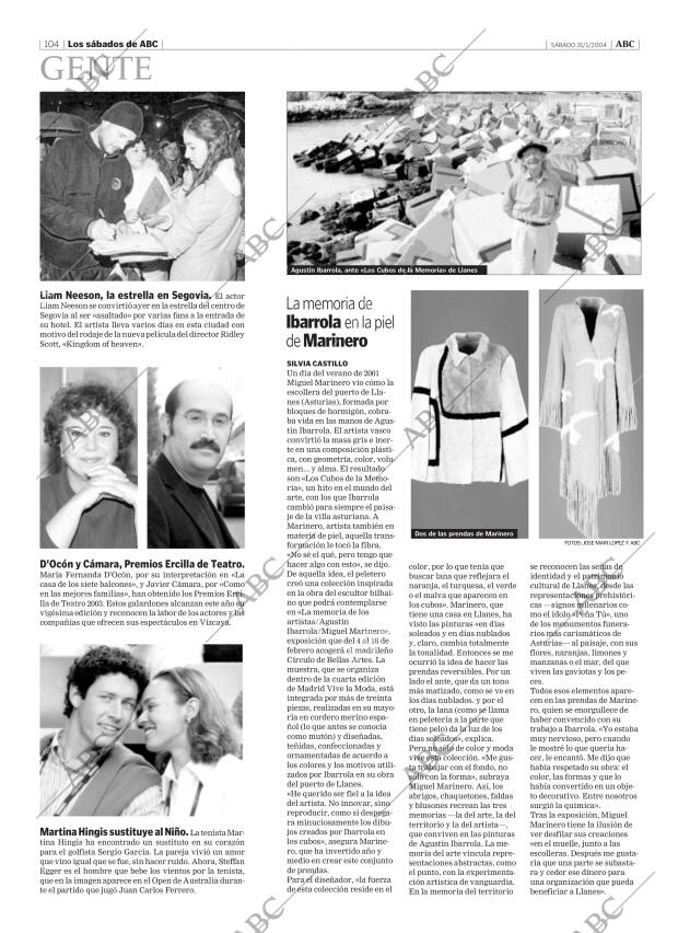 ABC MADRID 31-01-2004 página 104
