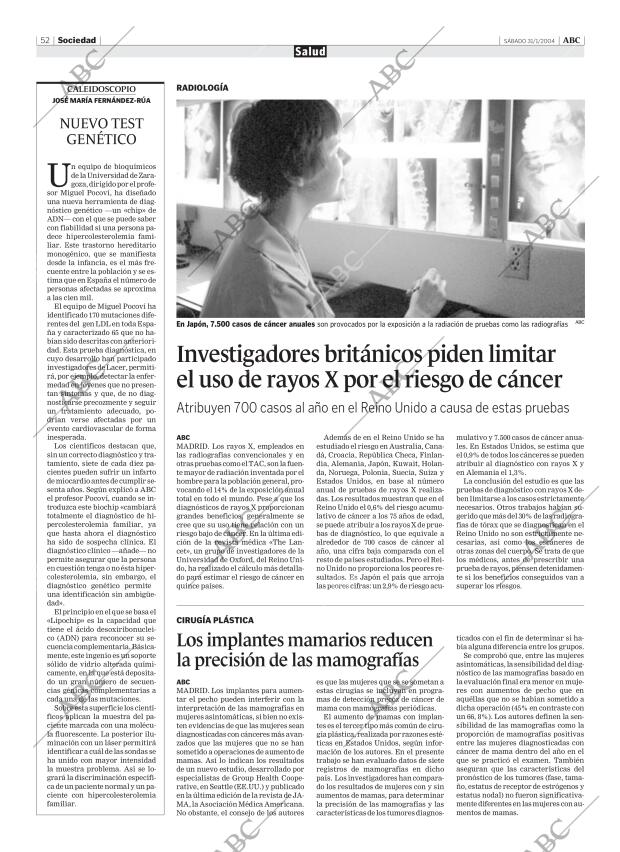 ABC MADRID 31-01-2004 página 52