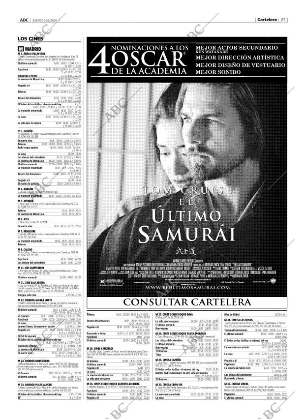 ABC MADRID 31-01-2004 página 63