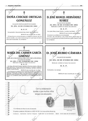 ABC MADRID 31-01-2004 página 72