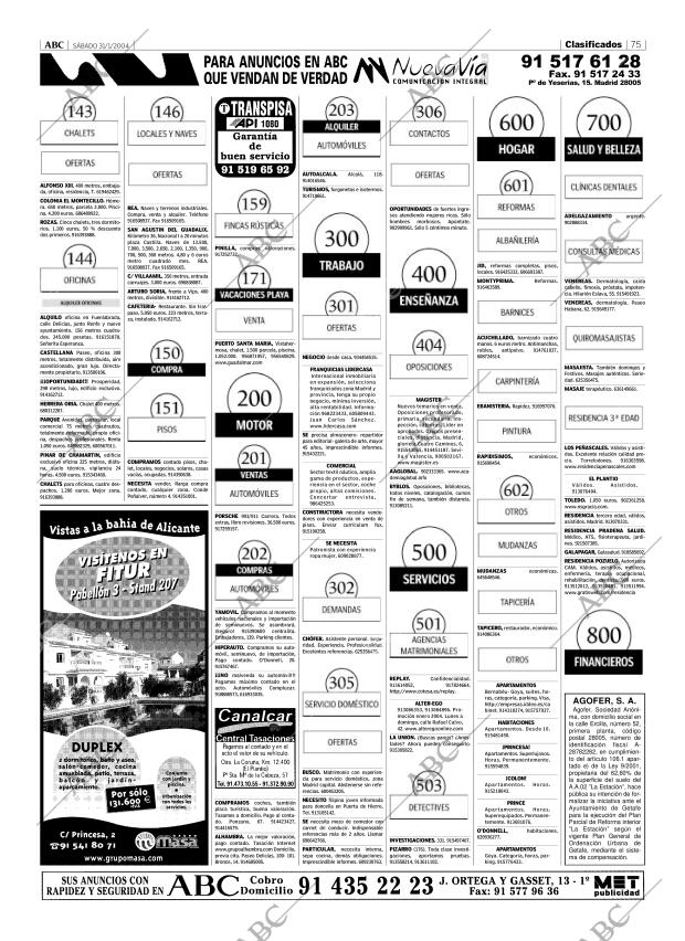 ABC MADRID 31-01-2004 página 75