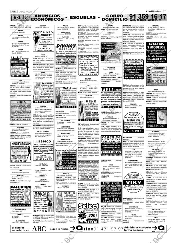 ABC MADRID 31-01-2004 página 77