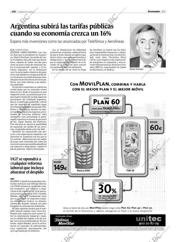 ABC MADRID 31-01-2004 página 83