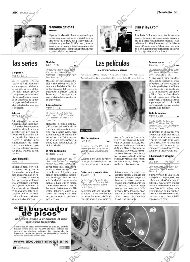 ABC MADRID 01-02-2004 página 101