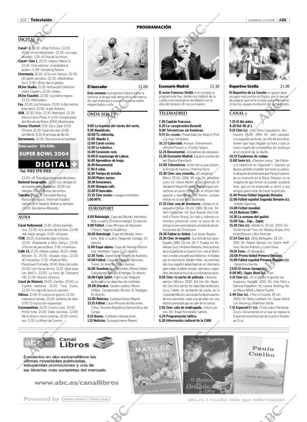 ABC MADRID 01-02-2004 página 102