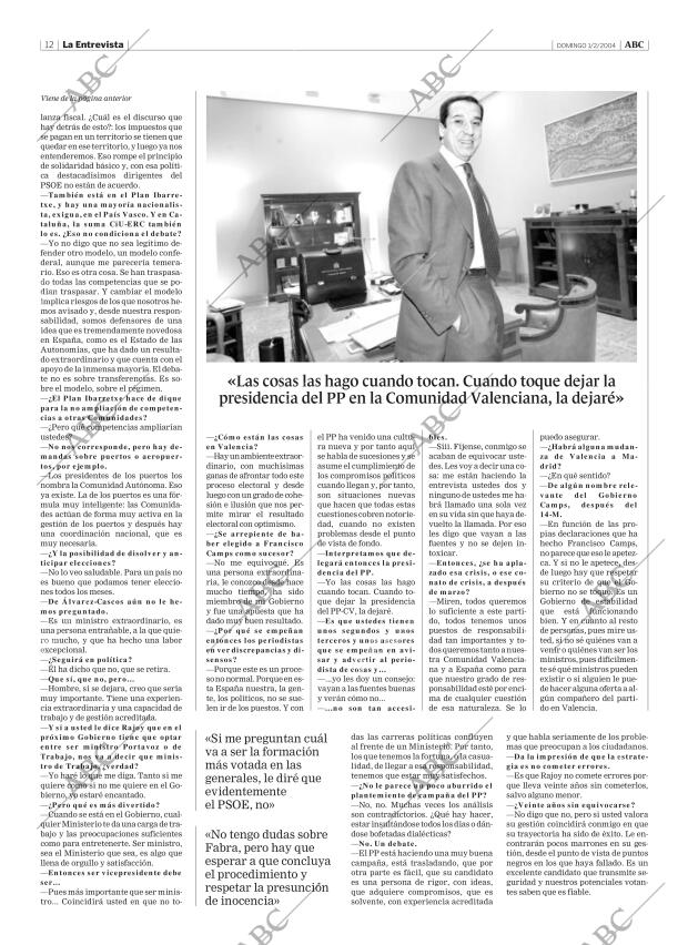 ABC MADRID 01-02-2004 página 12