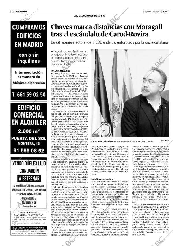 ABC MADRID 01-02-2004 página 18