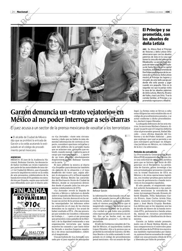 ABC MADRID 01-02-2004 página 24