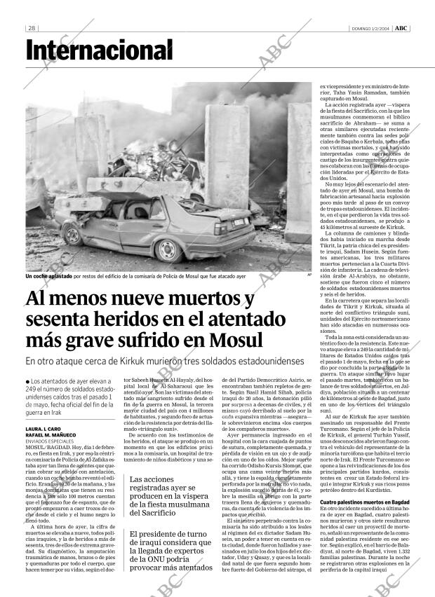 ABC MADRID 01-02-2004 página 28