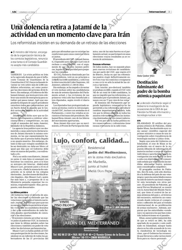 ABC MADRID 01-02-2004 página 31