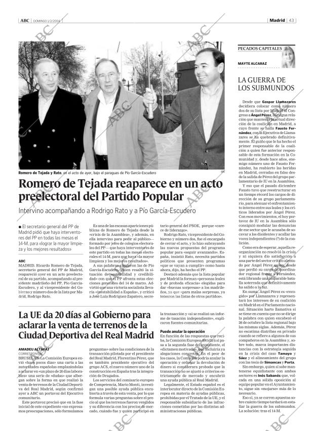 ABC MADRID 01-02-2004 página 43