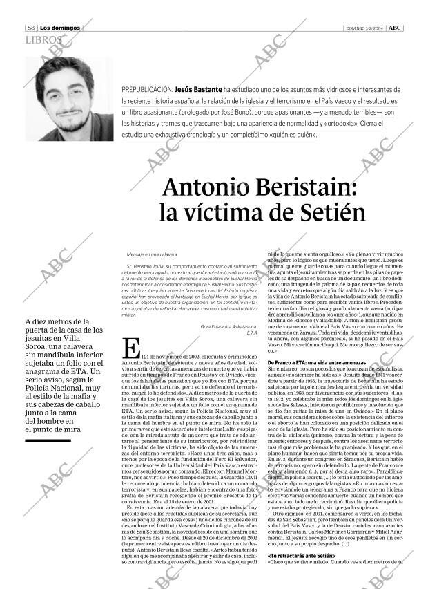 ABC MADRID 01-02-2004 página 58