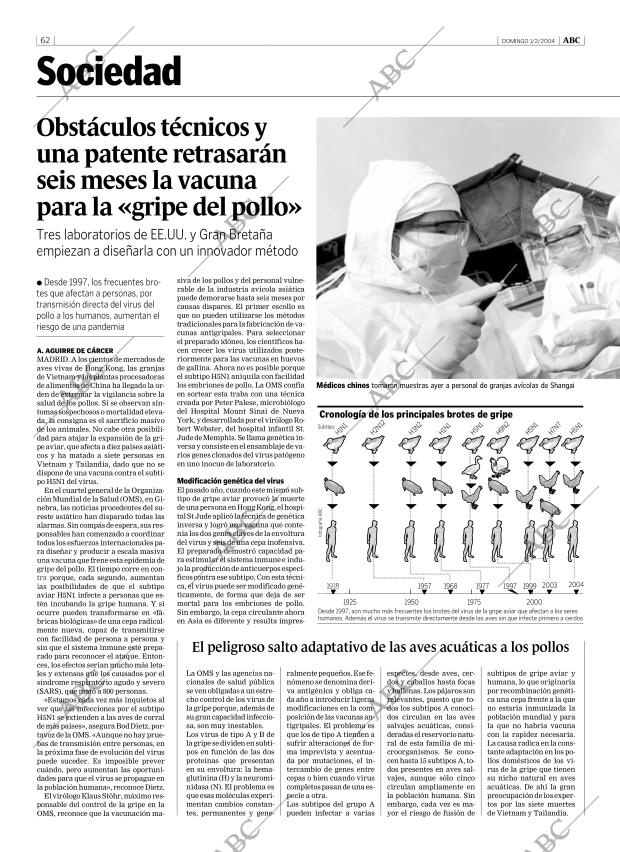 ABC MADRID 01-02-2004 página 62