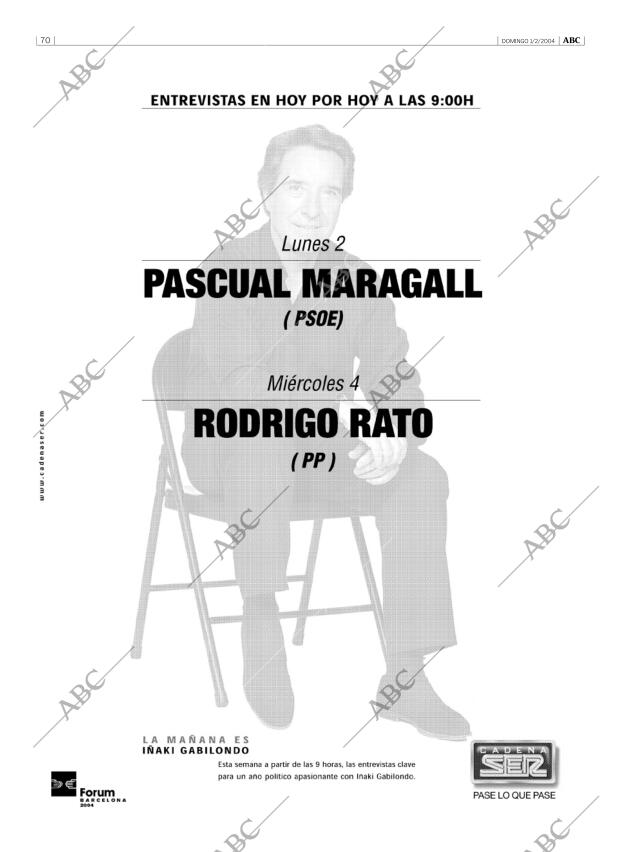 ABC MADRID 01-02-2004 página 70
