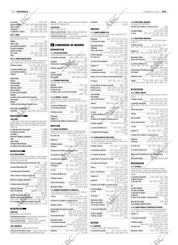 ABC MADRID 01-02-2004 página 76