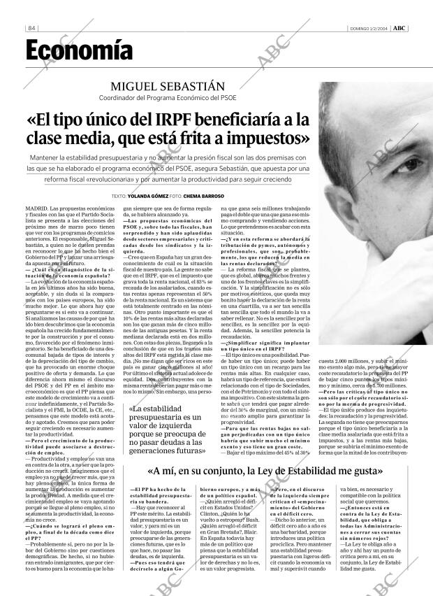 ABC MADRID 01-02-2004 página 84