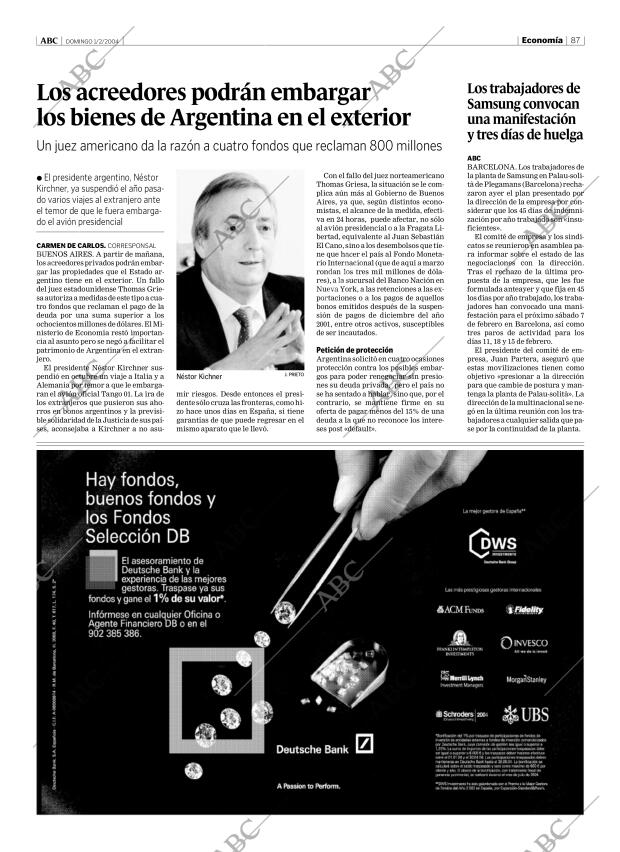 ABC MADRID 01-02-2004 página 87