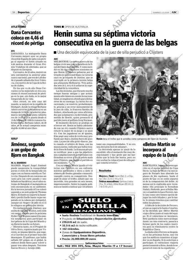 ABC MADRID 01-02-2004 página 94