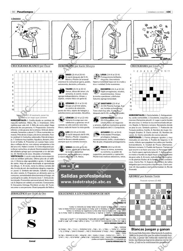 ABC MADRID 01-02-2004 página 98