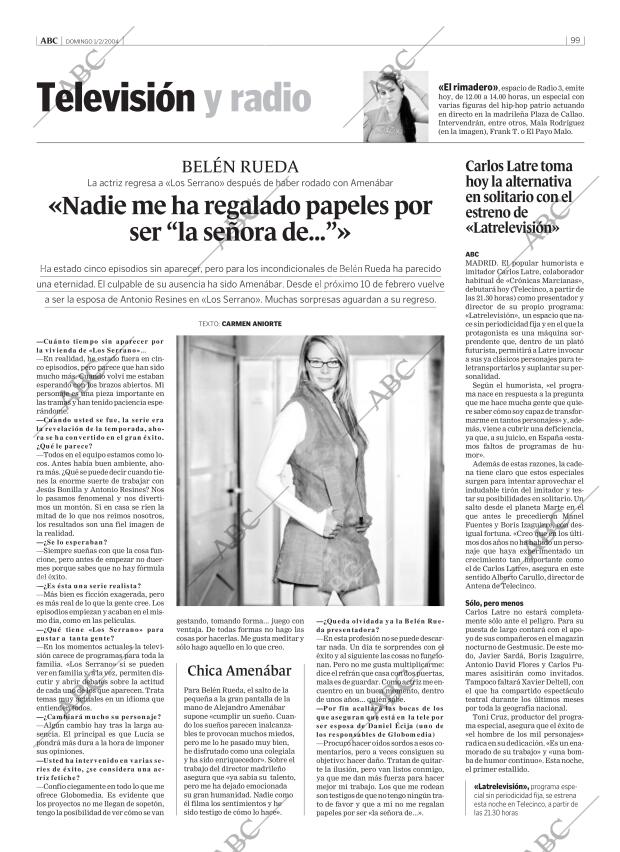ABC MADRID 01-02-2004 página 99