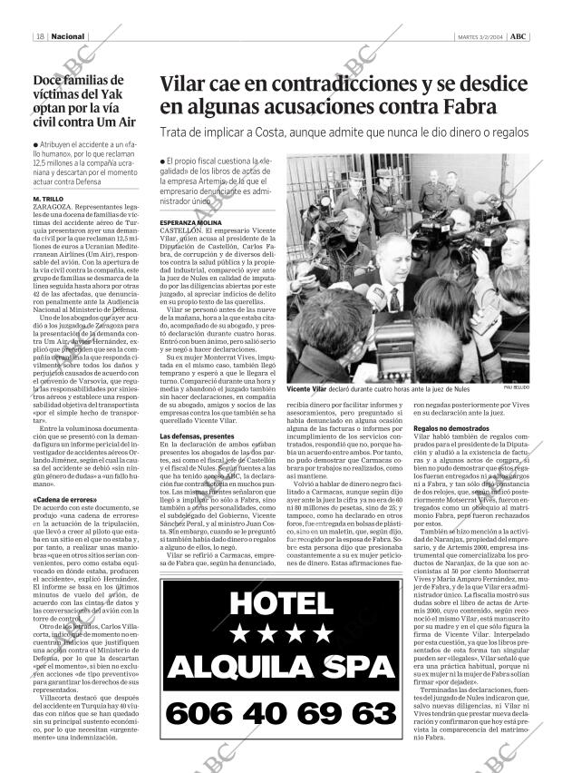 ABC MADRID 03-02-2004 página 18