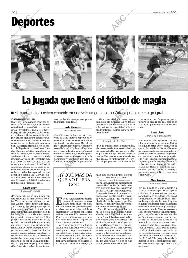 ABC MADRID 03-02-2004 página 90