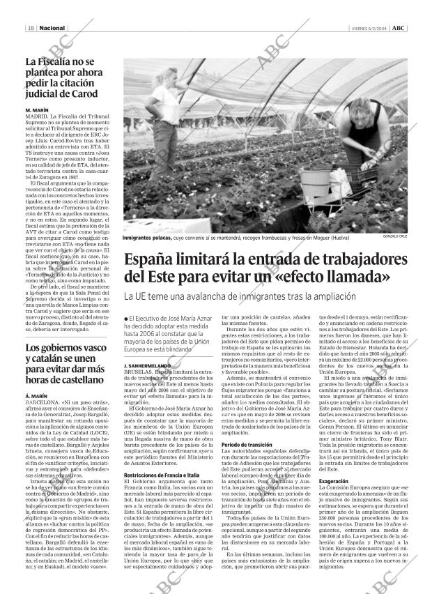 ABC MADRID 06-02-2004 página 18