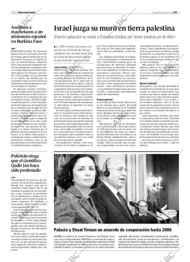 ABC MADRID 10-02-2004 página 26