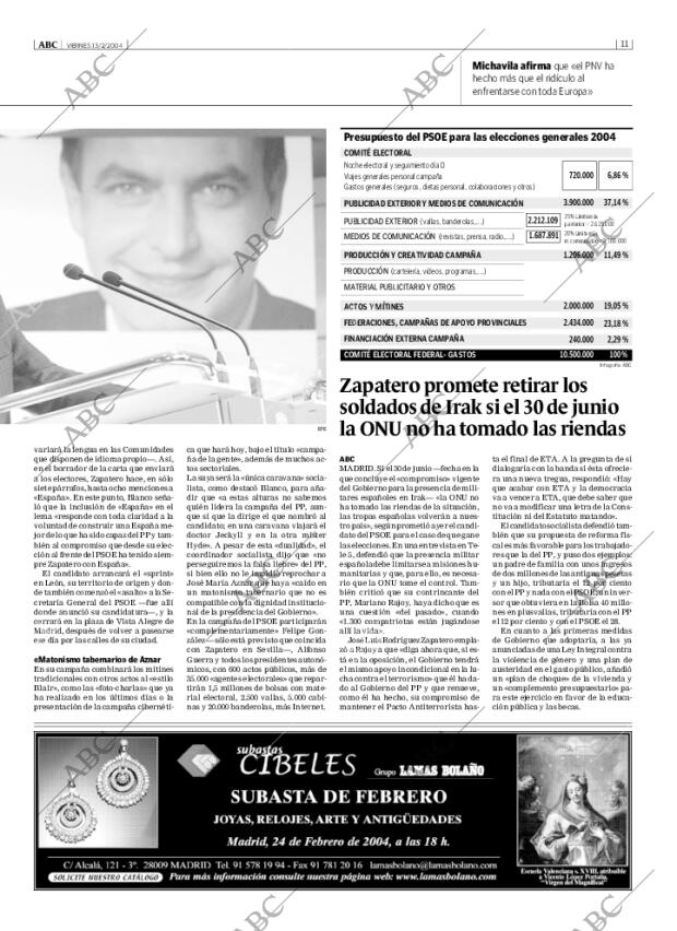 ABC MADRID 13-02-2004 página 11