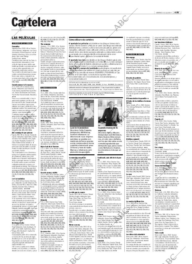 ABC MADRID 13-02-2004 página 64