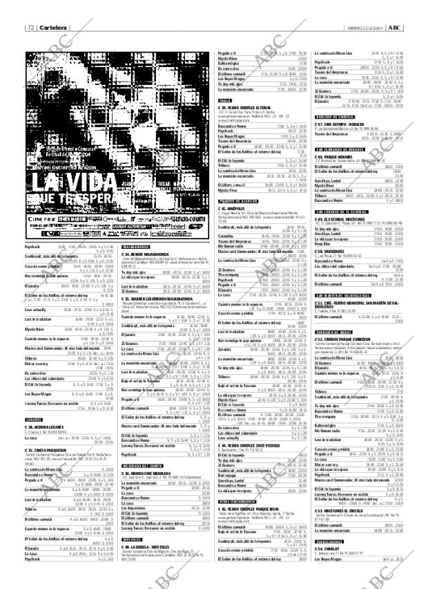 ABC MADRID 13-02-2004 página 72