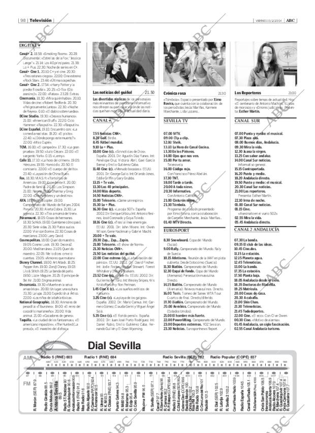 ABC SEVILLA 13-02-2004 página 98