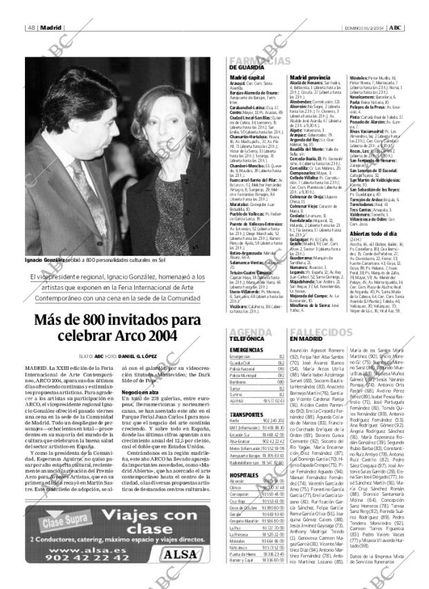ABC MADRID 15-02-2004 página 48